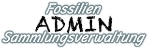 Fossiliensammlung Datenbank